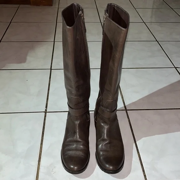 Cole Haan Women's Riding Boot Knee High Brown Leather Comfy - Picture 12 of 14